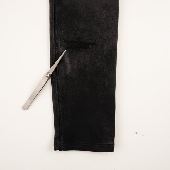 SPANX black leggings w/sheen size S - Picture 8 of 9